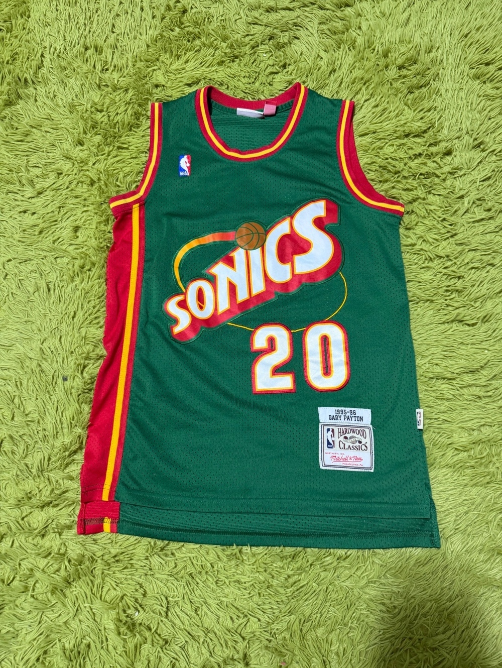 Mitchell & Ness Hardwood Classics Gary Payton Seattle SuperSonics Jersey Size S